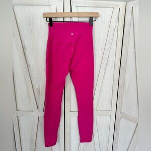 Lululemon sonic pink high-rise align leggings 
size 4
